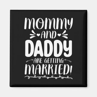 Future bride and groom mum and dad are getting magnet