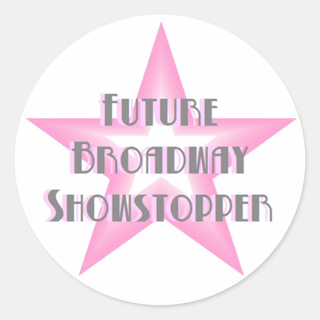 Future Broadway Showstopper (Pink) Stickers (Front)