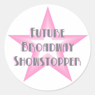 Future Broadway Showstopper (Pink) Stickers
