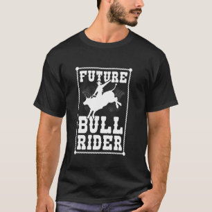 Future Bull Rider Kids Boys Western Country Cowboy T-Shirt