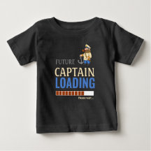 Future Captain Loading Cute Funny Personalised Boy