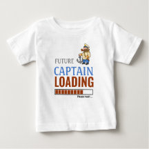 Future Captain Loading Cute Funny Personalised Boy