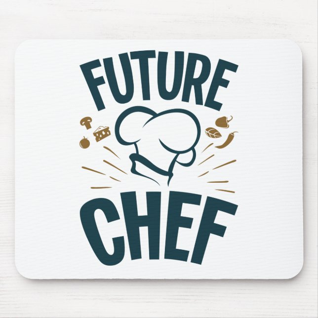 Future Chef Cooking Lover Culinary School Mouse Pad (Front)