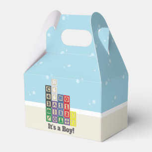 Future Chemist's Blocks Baby Shower Favour Box