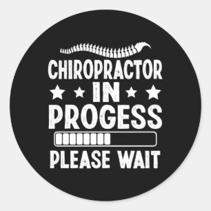 Future Chiropractor Graduation Chiropractic Studen Classic Round Sticker