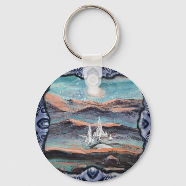 Future City of Light Key Ring (Front)