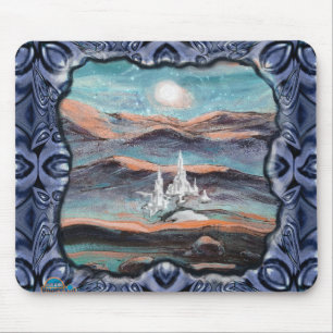 Future City of Light Mouse Pad