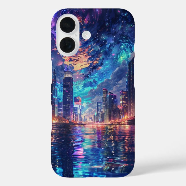 Future City Reflections Case-Mate iPhone Case (Back)