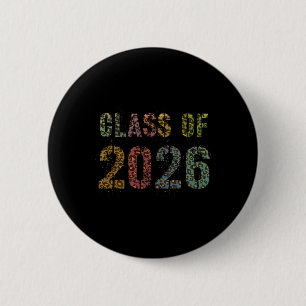 Future Cl Of 2026 Graduation Leopard Print Goodbye 6 Cm Round Badge