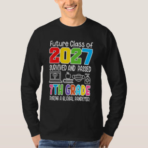 Future Class Of 2027 I School Graduation I Seventh T-Shirt