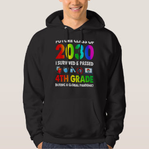 Future Class Of 2030 4th Grade Team Back To School Hoodie