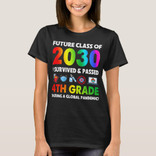 Future Class Of 2030 4th Grade Team Back To School T-Shirt