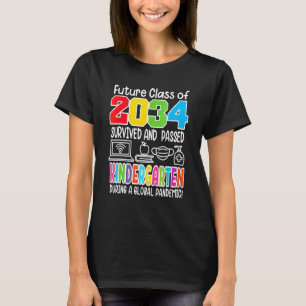 Future Class Of 2034 Kindergarten Back To School G T-Shirt