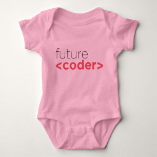Future <coder> Onsie Baby Bodysuit