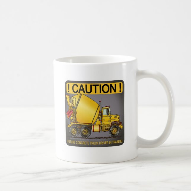 Future Concrete Truck Driver Coffee Mug (Right)