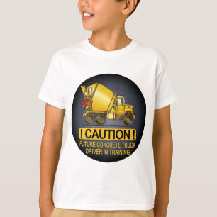 Future Concrete Truck Driver Kids T-Shirt