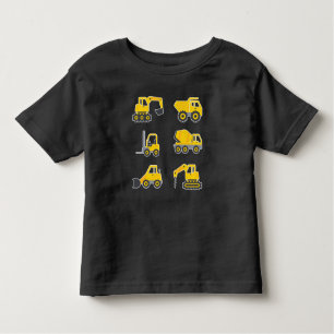 Future Construction Excavator operator Vehicles Toddler T-Shirt