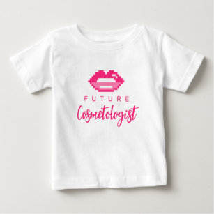 Future cosmetologist cute baby t shirt for girl