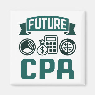 Future CPA Accounting Graduation Magnet