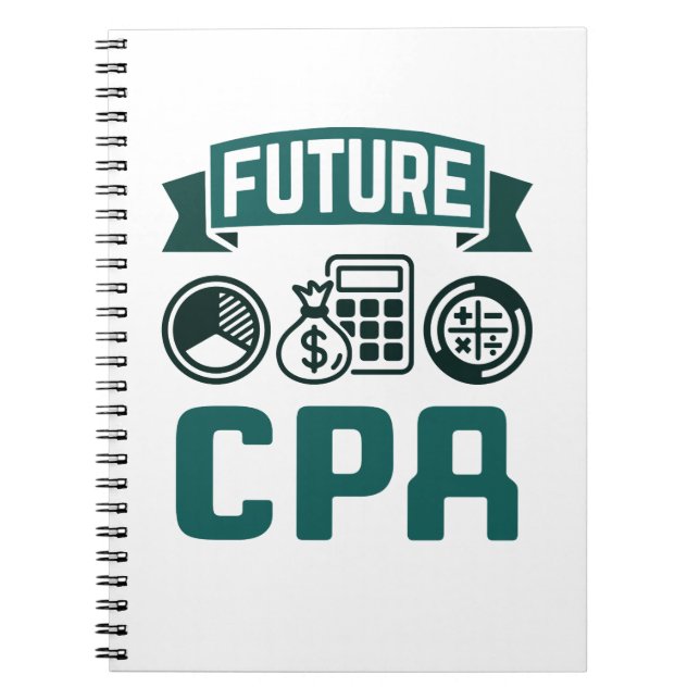Future CPA Accounting Graduation Notebook (Front)
