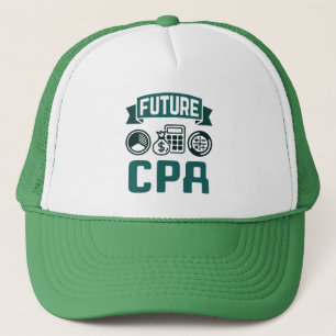Future CPA Accounting Graduation Trucker Hat