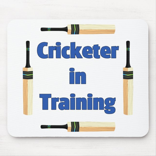 Future Cricketer or Cricketer in Training Mouse Pad (Front)