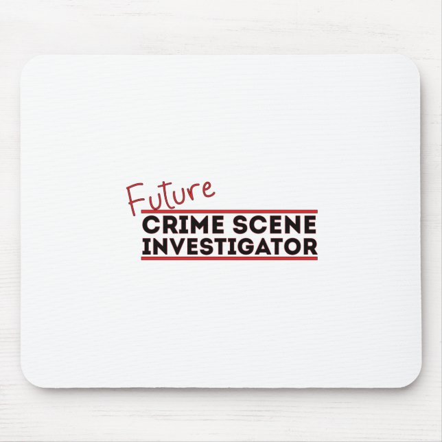 Future Crime Scene Investigator Mouse Pad (Front)