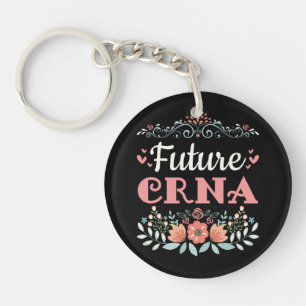 Future CRNA Nurse Anaesthetist Key Ring