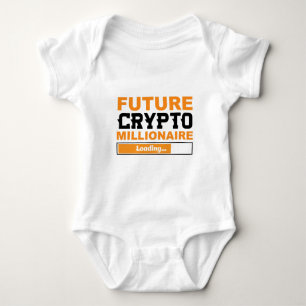 Future Crypto Millionaire Loading Baby Bodysuit