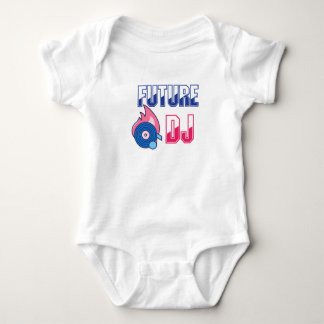 Future D.J. Baby unisex boy girl deejay pink blue Baby Bodysuit