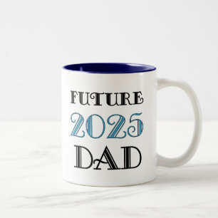 Future Dad 2025 Two-Tone Coffee Mug