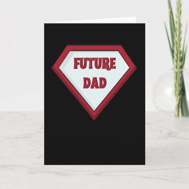 Future Dad Dad Will Be Gift Father Baby Is Coming Card (Front)