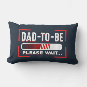Future Dad Pregnancy Announcement Keepsake Lumbar Cushion