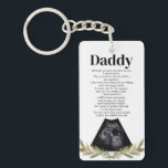 Future Daddy Pregnancy Announcement Bump Poem Key Ring<br><div class="desc">This custom acrylic keychain is more than just a decorative item; it's a heartfelt keepsake that celebrates the bond between a child and their future father. Whether you're looking for a unique gift or a personal memento,  this keychain is sure to touch hearts.</div>