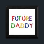 Future Daddy Primary Colours T-shirts and Gifts Gift Box<br><div class="desc">Future Daddy T-shirts,  cards,  stickers,  mousepads,  magnets,  keychains,  and other future daddy apparel and gift items with primary colours kid style text.</div>