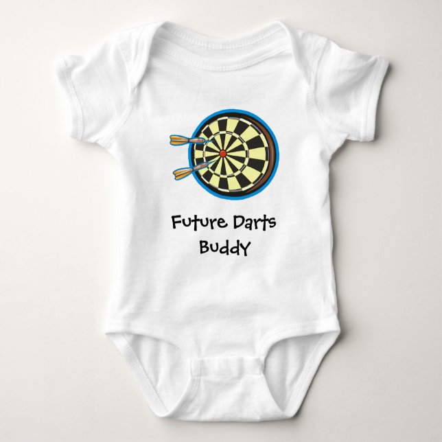 Future Darts Buddy Baby Bodysuit (Front)