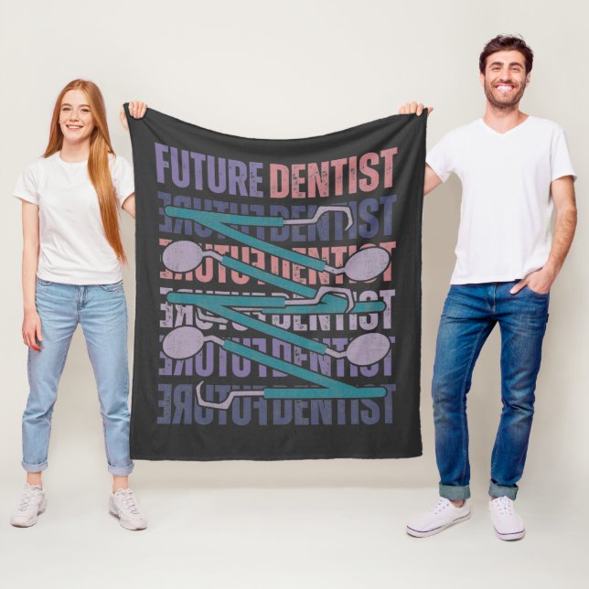 Future Dentist Dentistry Student  Fleece Blanket (In Situ)
