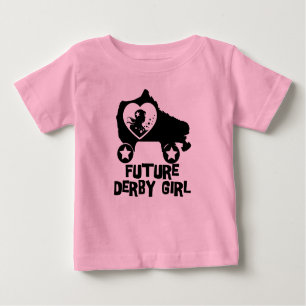 Future Derby Girl, Roller Skating design for Kids Baby T-Shirt