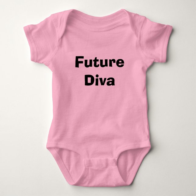 Future Diva Baby Bodysuit (Front)