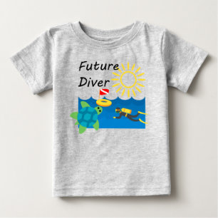 Future Diver Design - Baby Fine Jersey T-Shirt