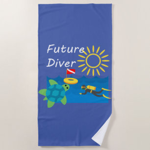 Future Diver Design - Beach Towel
