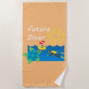 Future Diver Design - Beach Towel
