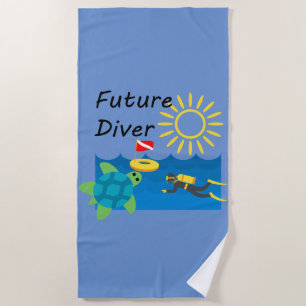 Future Diver Design - Beach Towel