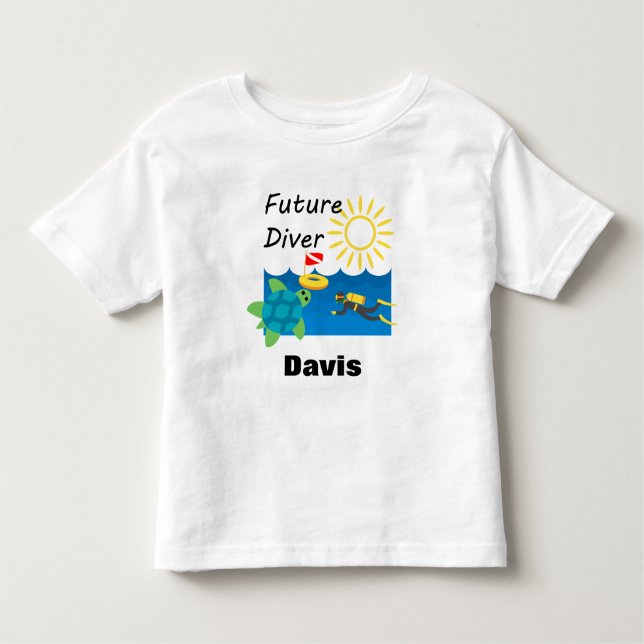 Future Diver Design - Kids' Basic T-Shirt (Front)