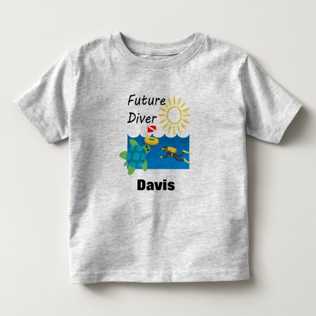 Future Diver Design - Kids' Basic T-Shirt (Front)