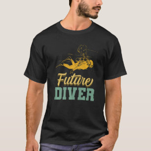 Future Diver Scuba Diving Aquaholic Scuba Diver T-Shirt