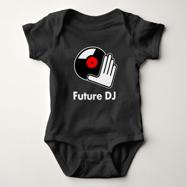 Future DJ Baby Bodysuit (Front)