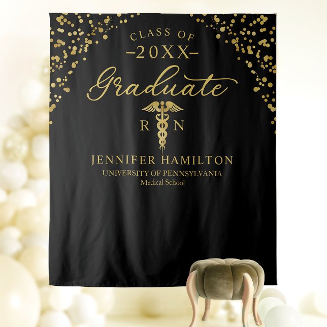 Future Doctor Class of 2026 Grad Party Backdrop Tapestry (Creator Uploaded)