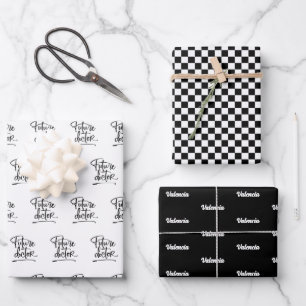 Future Doctor Med Student Personalised Wrapping Paper Sheet