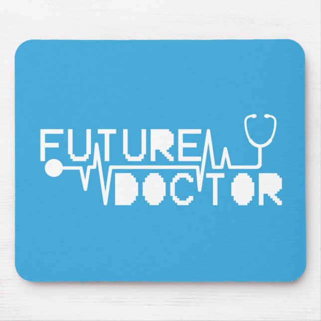 Future doctor medecine Stethoscope Mouse Pad (Front)